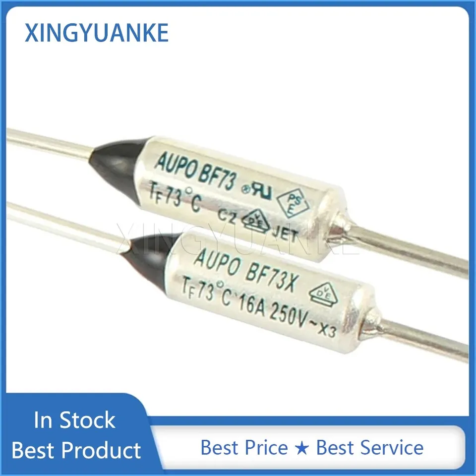 10ks tepelná poistka BF133 BF133X 10A 16A 250V BF 133C 133 CELISUS CUTTOF TF TF TCO TCO AXIÁLNE OLADNÉ ODPADOVANIE AUPO AUPO
