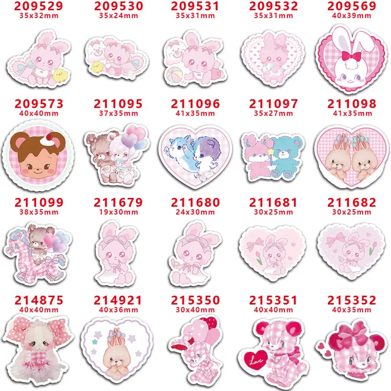 10ks/veľa krásnych karikatúr akrylové plošné planárne živice DIY Darčekové remeslá Šperky doplnky PR209529