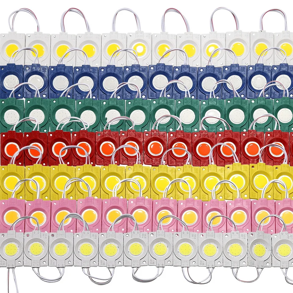 10ks/veľa nových 2,4 W/PCS vstrekovanie COB LED modul s reklamným svetlom DC12V, LED podsvietenia pre kanálové písmená