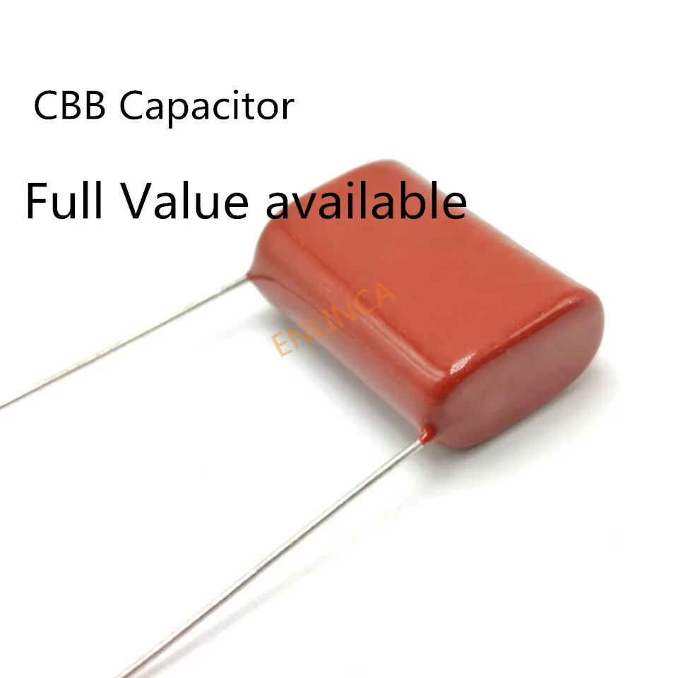 10ks/veľa originálu CBB 684J 630V 680NF 0,68UF P20MM Metalizovaný filmový kondenzátor 630v684j 684 630V