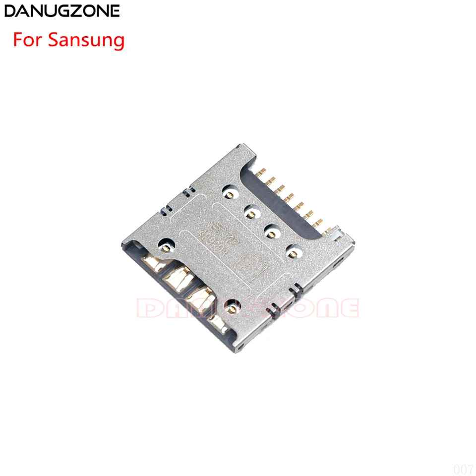 10ks / veľa pre Samsung Galaxy I8262 I8260 / Note3 N9002 N9008V N9009 N7508V SIM Card Reader Držiteľ podkladového skrinky Slot Socket Connector