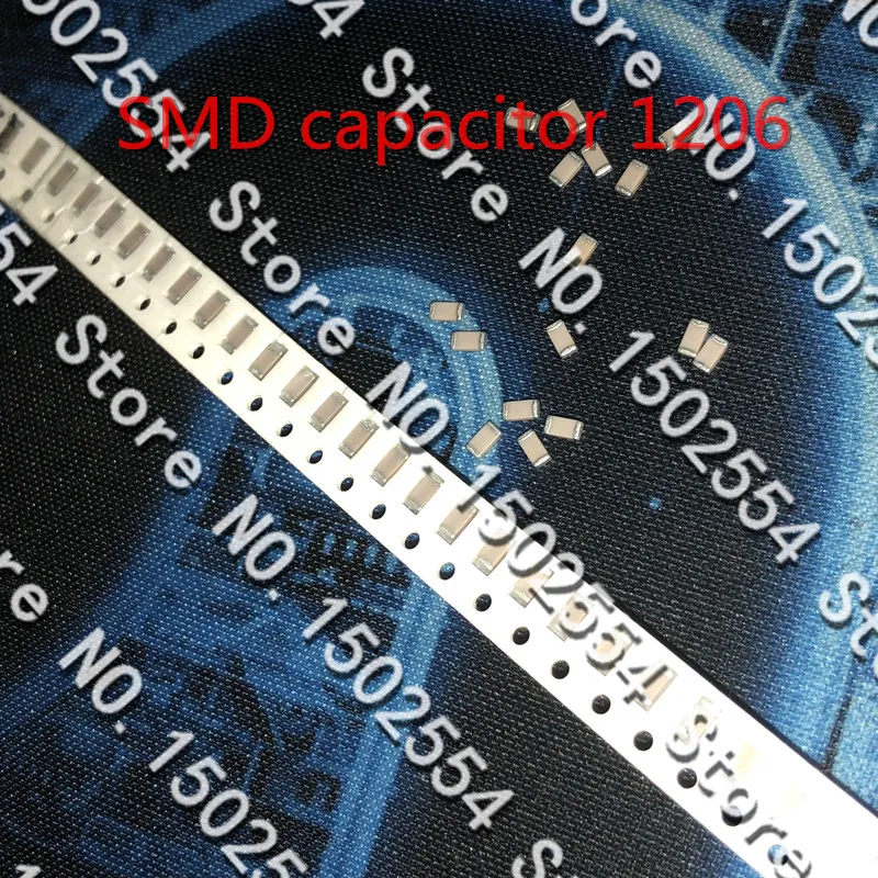 10ks/veľa SMD keramický kondenzátor 1206 47UF 50V 476K 10% X7R nepolárny kondenzátor 47uf C3216 keramika