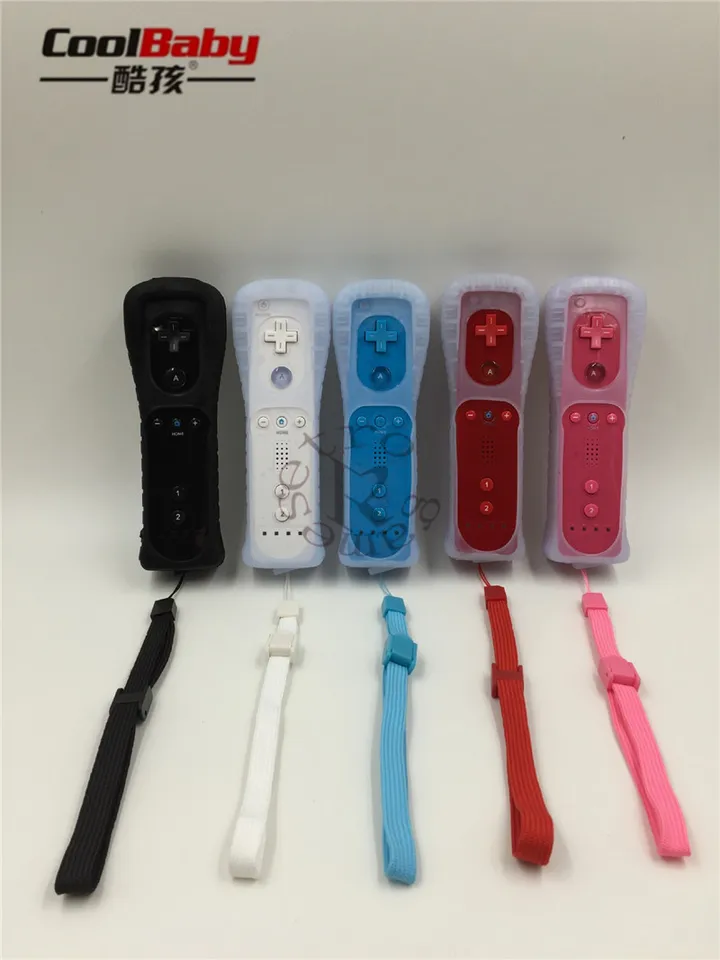 10ks/veľa vysokokvalitných horúcich vodíkov bezdrôtového diaľkového ovládača Nunchuck pre Nintendo pre Wii Game + Case Skin
