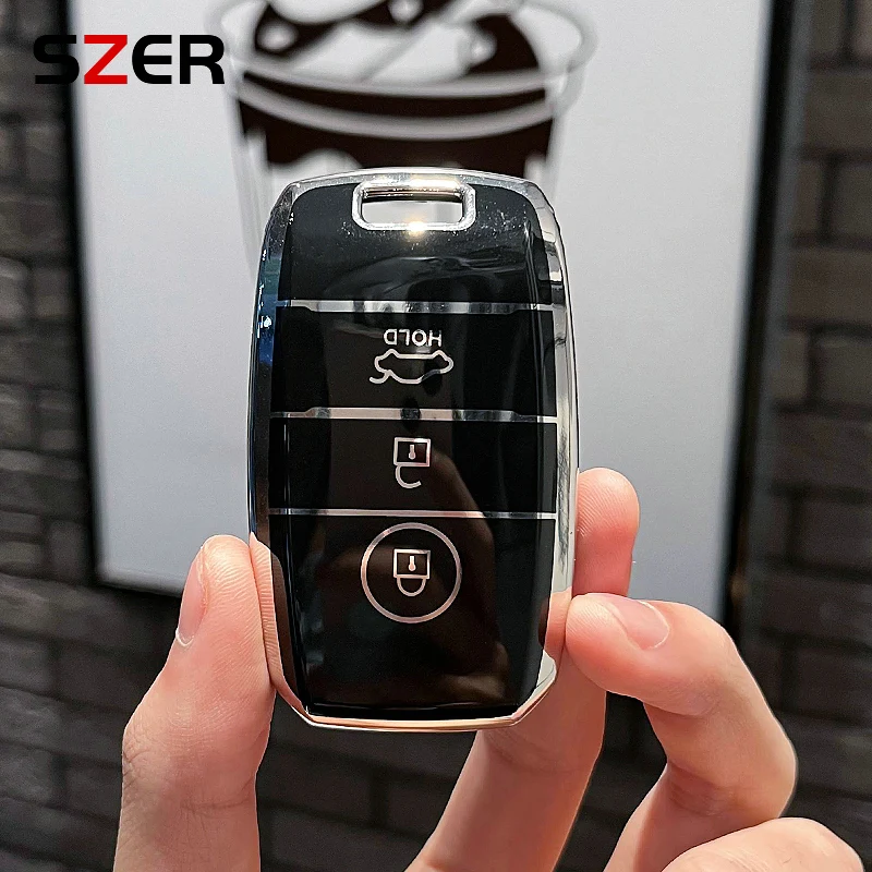 10ks veľkoobchod 3 gombík TPU Car Smart Key Case pre Kia Rio Rio5 Sportage Ceed Cerato K3 KX3 K4 K5 Sorento Optima Picanto