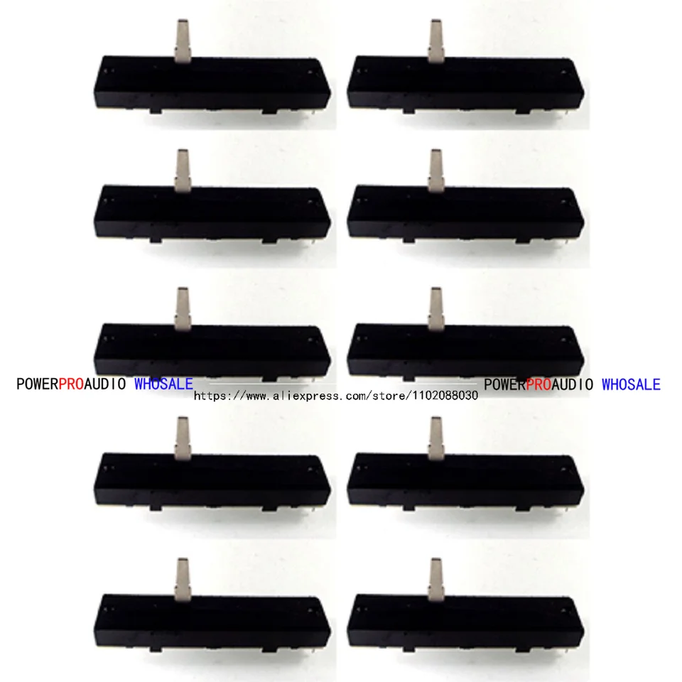 10ks vylepšené zostava krížového faderu pre priekopník DDJ SR SX DJM 250 704-DJM250-A032 Výška rukoväte 20 mm