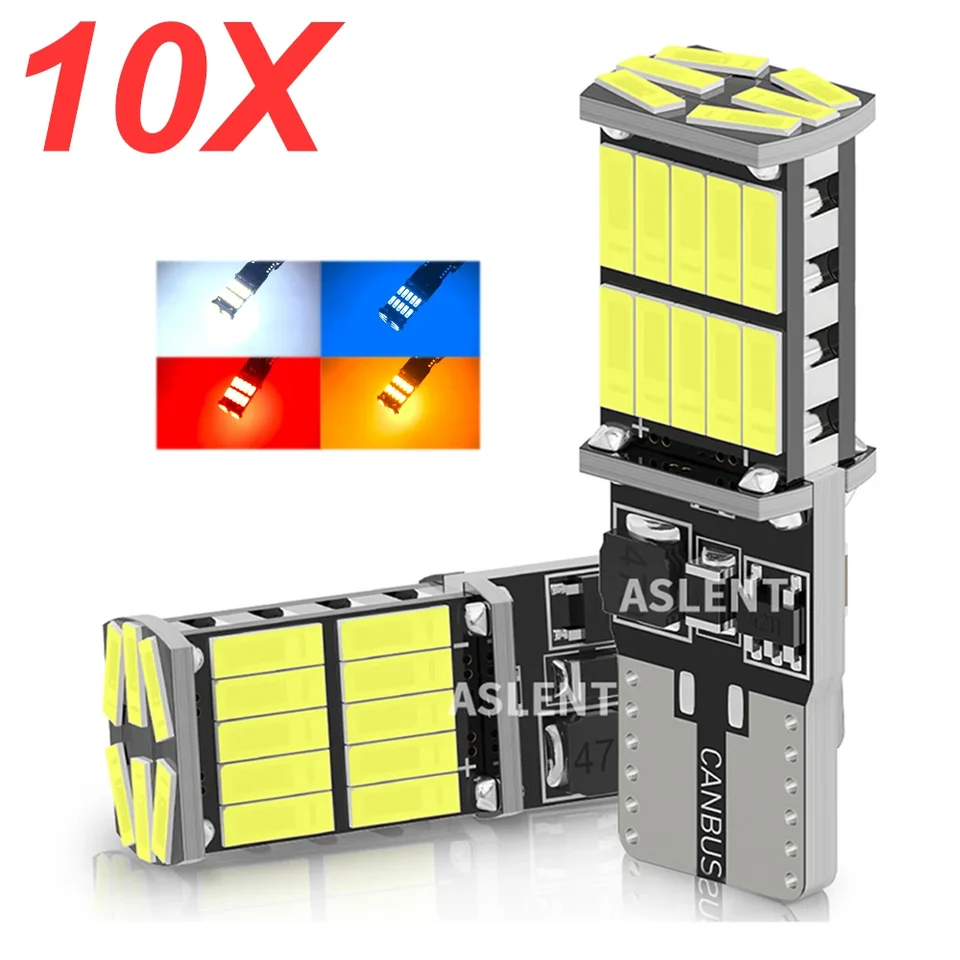 10ks W5W T10 LED žiarovky CANBUS 4014 26SMD 6000K 168 194 LED 5W5 Vnútorné kupoly na čítanie LISTA SIGNÁLNEJ SIGNÁLNEJ LAMP