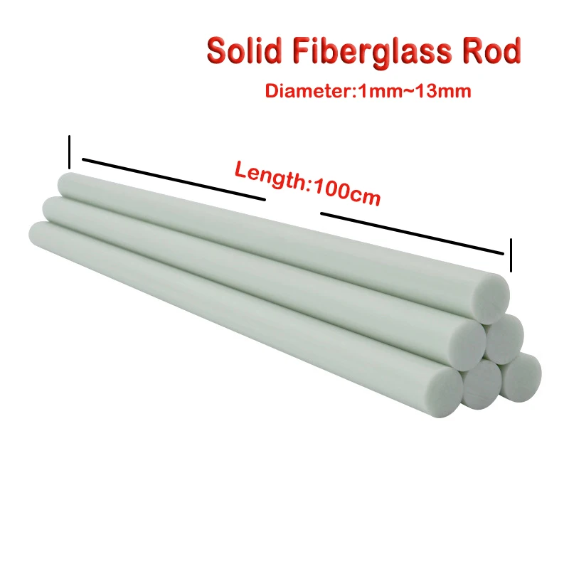 10ks White Glass Fibre Or