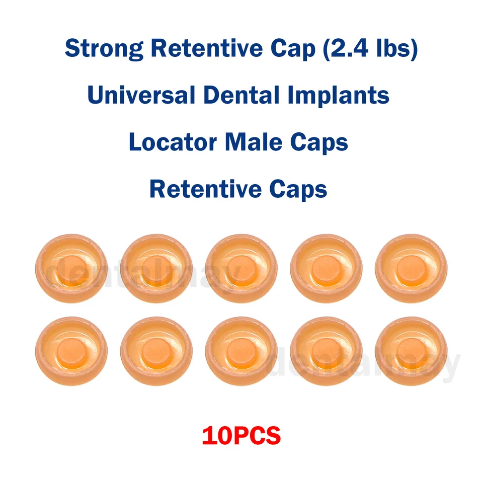 10ks zubný implantát 2,4 libier Overdenture Caps