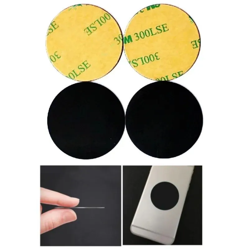 10ks čierny 30 mm 35 mm 40 mm 40 mm kovový disk Disk železný list poškriabaný magnetovým telefónom pre držiak na magnetické autá držiaky