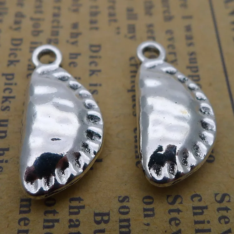 10ks/šarža 10x22 mm starožitné strieborné knedle Knedlá prívesok pre šperky na výrobu šperkov DIY šperky
