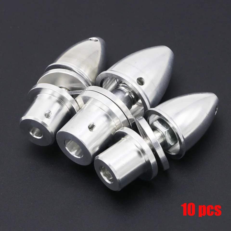 10ks/šarža 2 mm 3 mm 3,17 mm 4 mm 5 mm 6 mm 10 mm RC RC Hliníková guľka Adaptéra Adaptér pre RC Brushless Motor Dropship