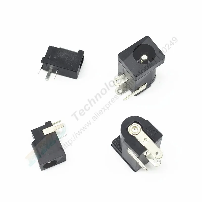 10ks/šarža DC napájací adaptér DC Jack Conector DC005 5,5 x 2,5 2,1 mm DC- 005 DC002 3,5 x 1,1 1,3 mm Doprava zdarma