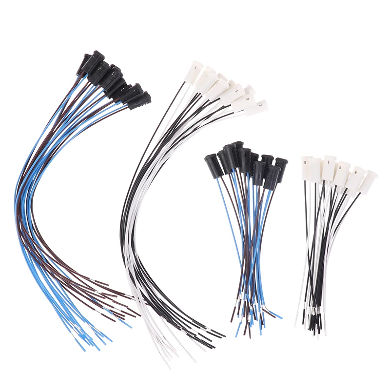 10ks/šarža G4 Lamp Socket 10cm/20cm Biela/čierna držiak žiarovky G4 pre LED kryštálové hlavy žiarovka Halogénová žiarovka Objímka žiarovky
