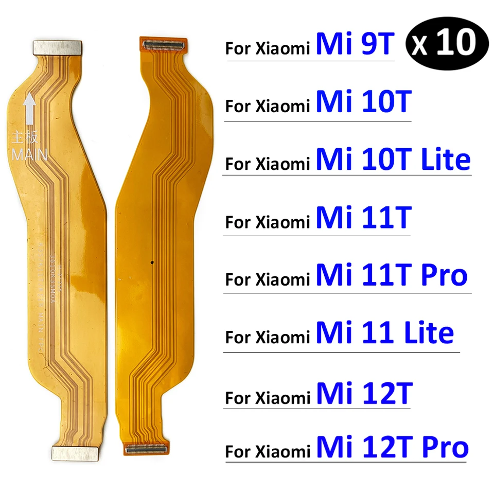 10ks/šarža, hlavná doska základná doska Flex kábel pre xiaomi mi 9t 10t 11t 12t pro 11 lite