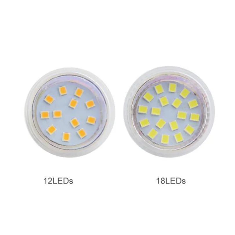 10ks/šarža MR11 GU4 LED Spotlight AC/DC 10-30V 2W 3W 2835 SMD LED žiarovky LED žiarovky LAMBLA SLAMKA COLM WHRATE BIELA