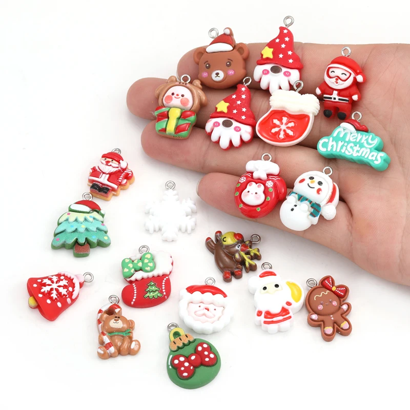 10ks živici Christams Charms roztomilý