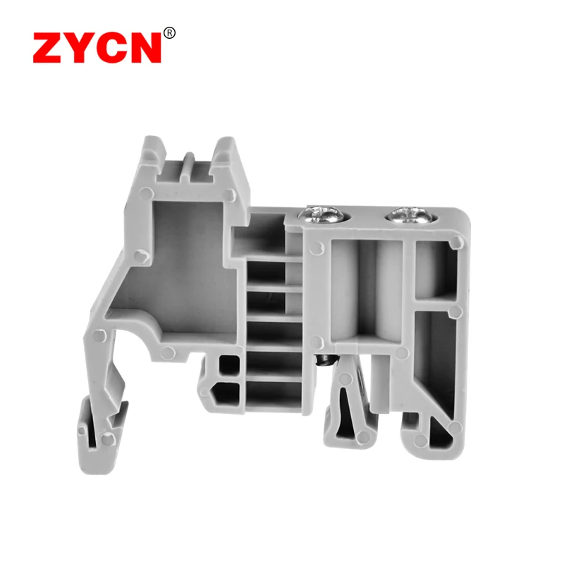 10ksové koncové svorky Terminály zástrčky Koncový blok pevná časť E-UK C45 Sprievodca DIN Rail Upening End Stop Universal Držiak skrutka UK2.5b Opravená