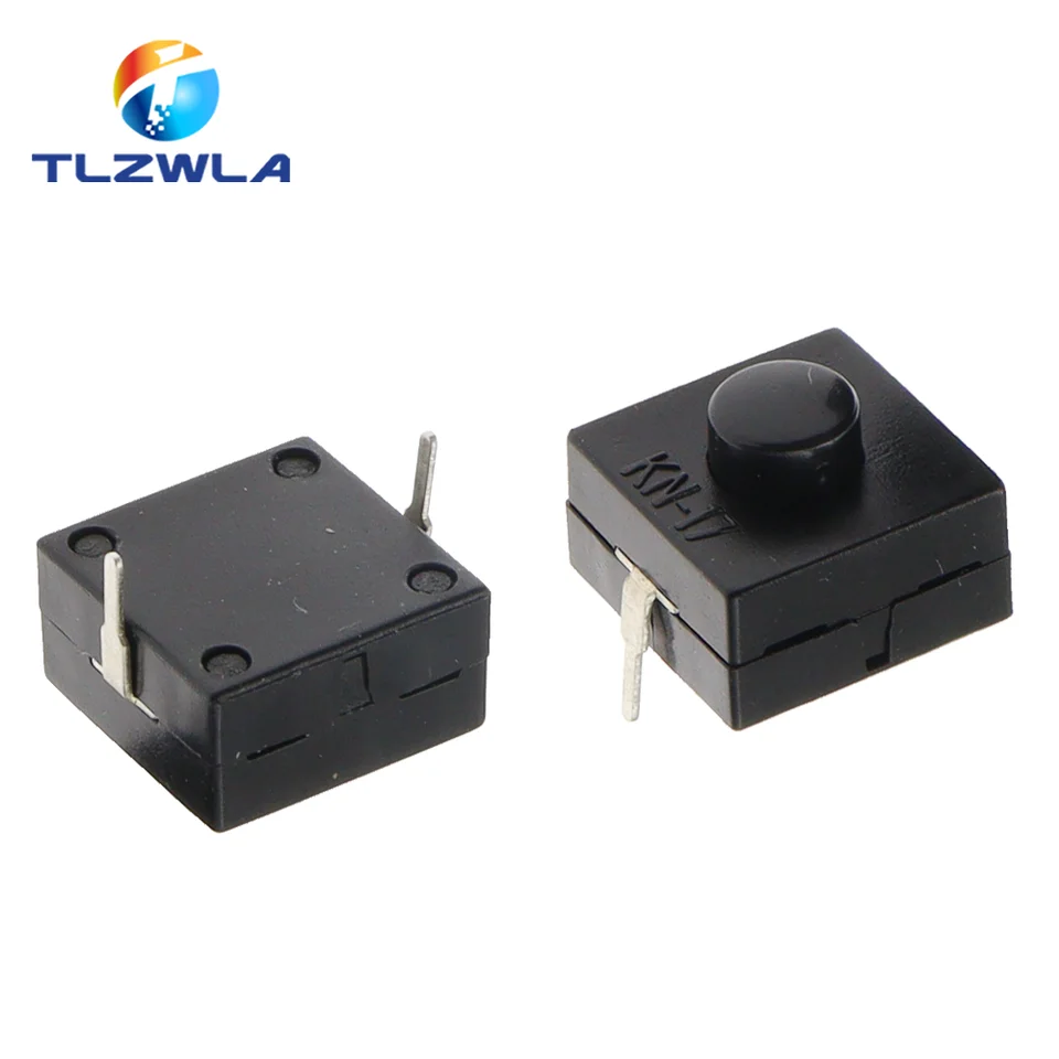 10ksový spínač baterky 1A 30V CB-1212-112d 2pin Ultra-tenký stred nohy