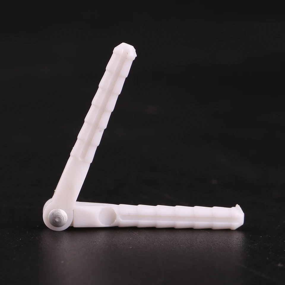 10ksový záves ihlového závesu DIY RC Model lietadla Fixné krídlo ￠ 2,5 x 49,7 mm modely letúna Lietavý záves závesu listového závesu