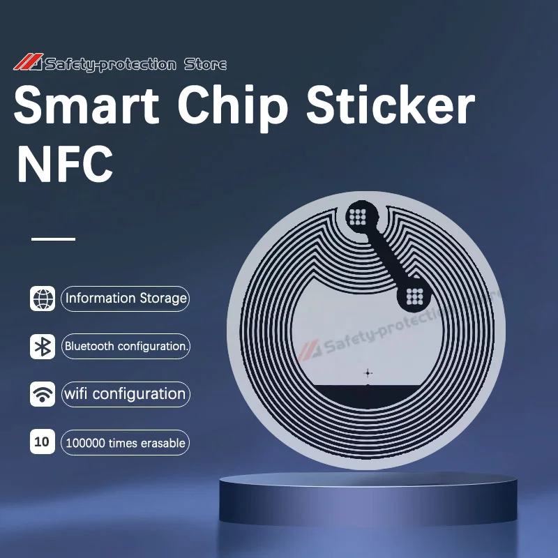 10ks】 Mokrá vložená nfc značka NFC213 TAG 213 STACKER LOGO STRACKER 13,56MHZ HUAWEI Zdieľanie ISO13