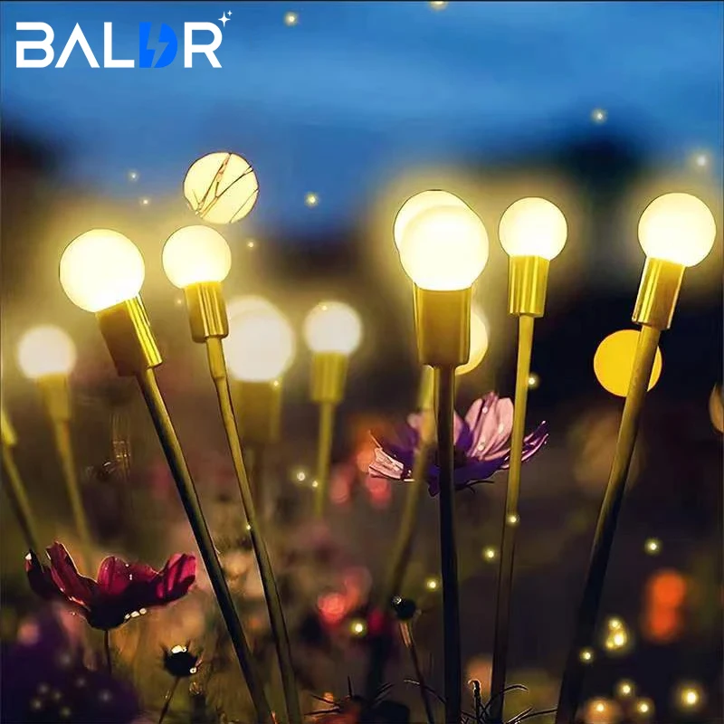 10Leds solárne rozprávkové svetlo vonkajší trávnik Courtyard Garden Decor Firefly Lights vianočná dekorácia Solárna lemka Lawn Street Lamp