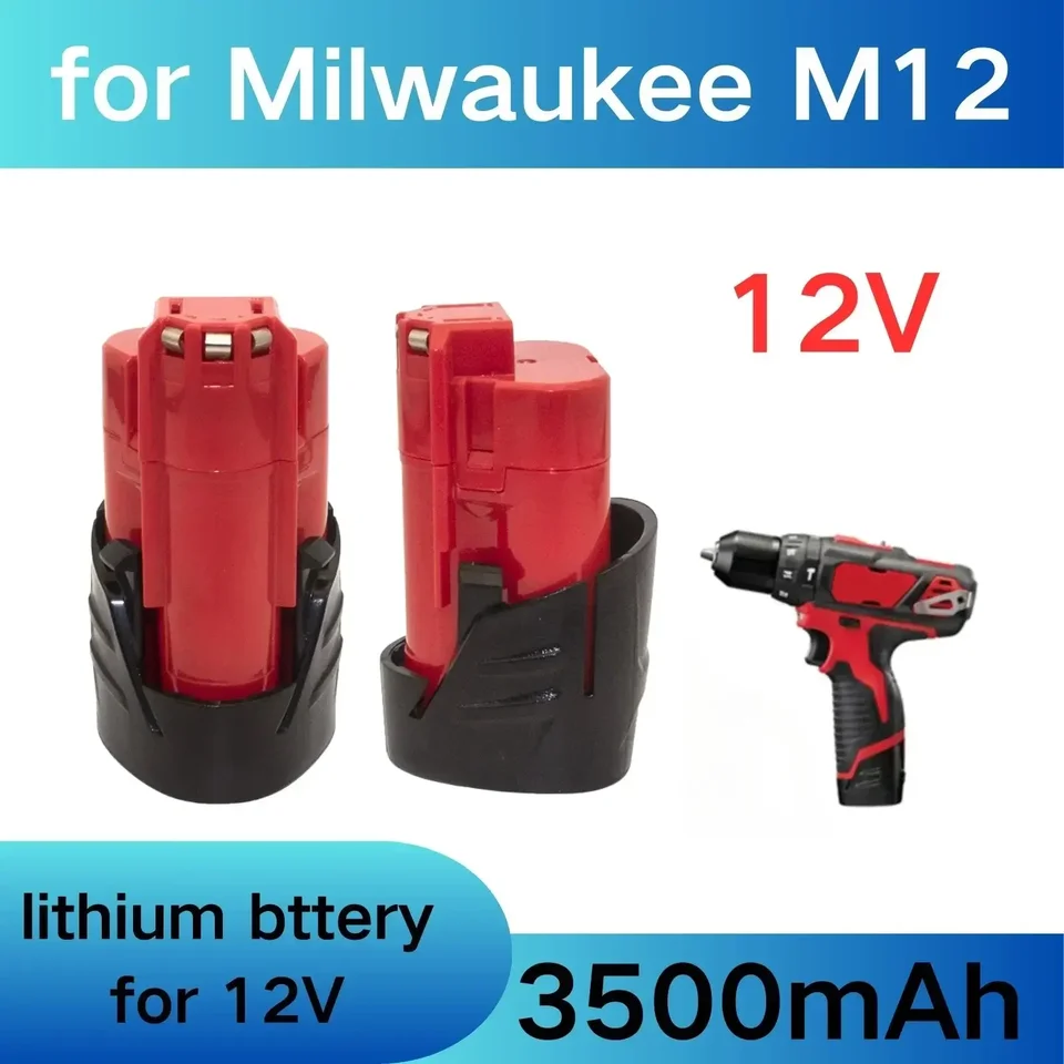 10pack 3000 mAh pre Milwaukee M12 Nabíjateľná batéria pre 12 V bezdrôtové nástroje 48-11-2402 48-11-2411 48-11-2401 MIL-12A-LI