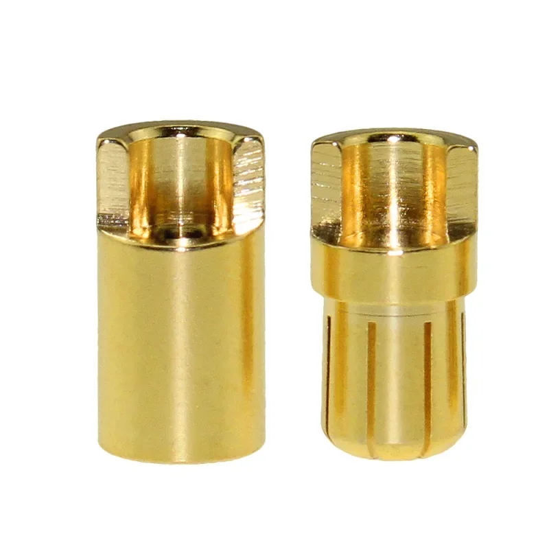 10Pairs/šarža 20pairs Ghasy 2.0 4.0 6,5 mm banán Gold -Glated Bullet Connector Zátka s plášťom opaskom pre batériu RC Connectors LiP