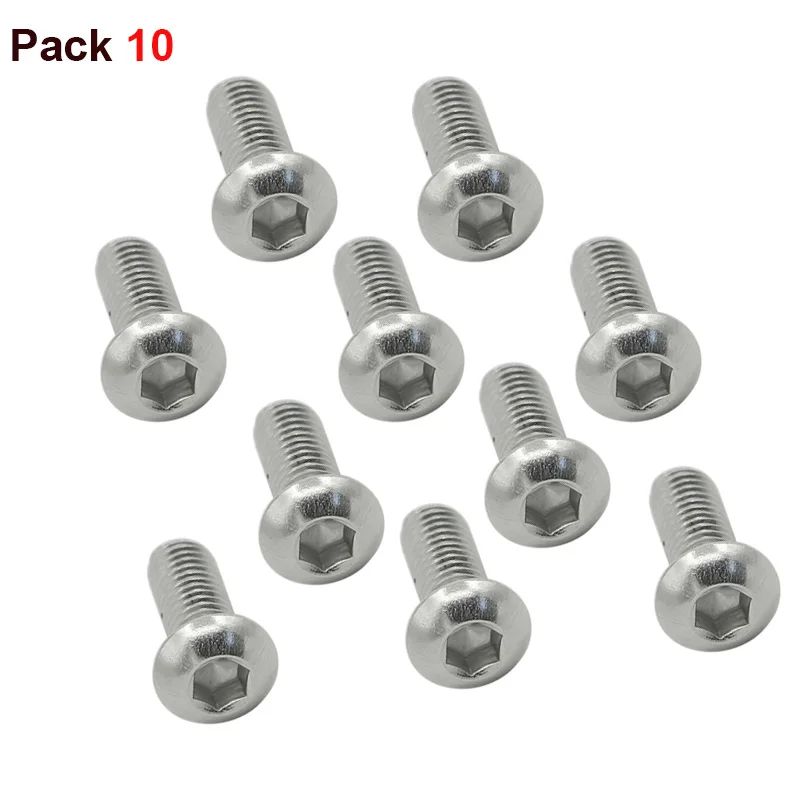 10pc Nereadless for Derby Cover Scits Kit Allen Button Head skrutka 1999-2018