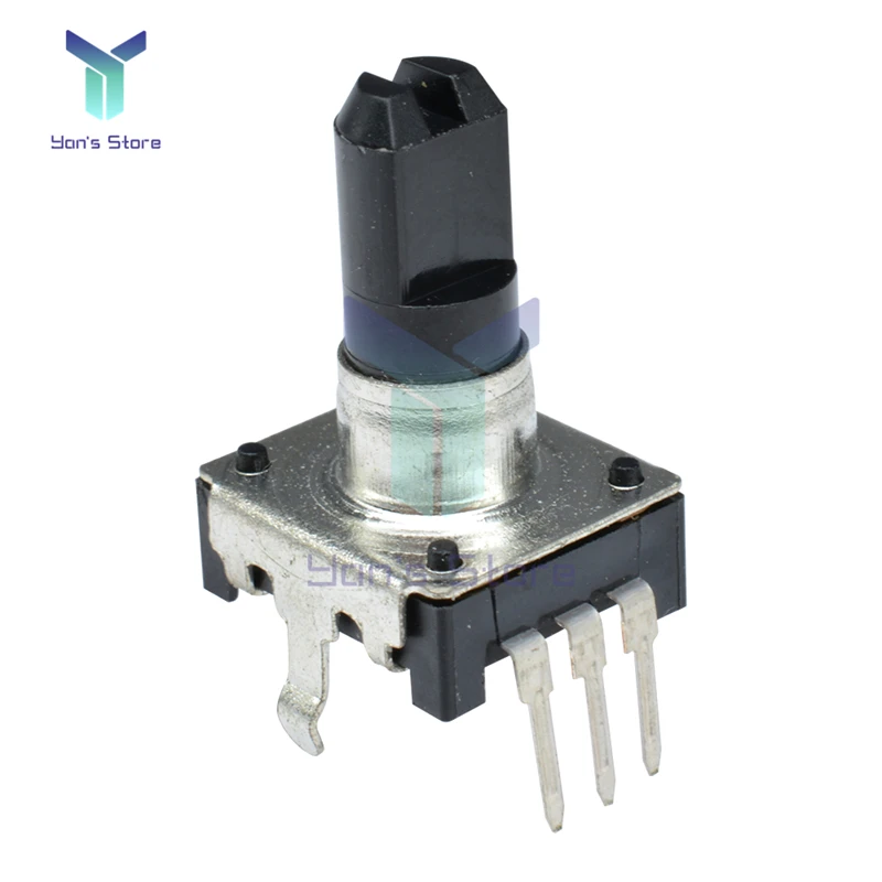 10pc Rotary Encoder EC12 Audio LED Digital Potentiometer 15 mm rukoväť pre vstup údajov s mikrokontrolérmi PIC ATMEL Vysoko kvalitné
