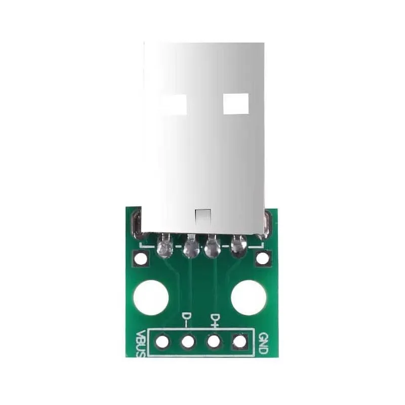 10pc USB na ponorenie USB Typ USB Plug To Dip Converter Board 4 PIN 2,54 mm Pitch Adapter pre DIY USB Dodatočnú dosku
