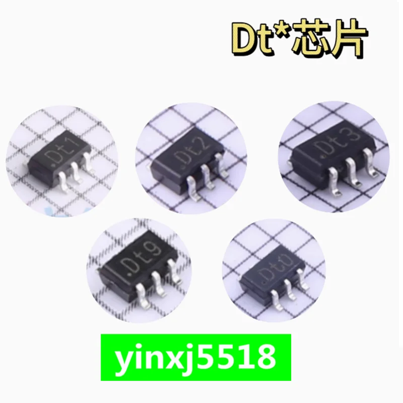 10pcs Originálny čip DT2 DT1 čip dt0 čip dt3 čip dt9 čip balenie pumd SOT363, dobrej kvality DT3