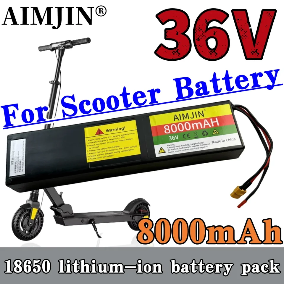 10S3P 18650 lítium-iónové batérie 36V 8000 mAh vhodné pre elektrické skútre Kugo S1/S2/S3