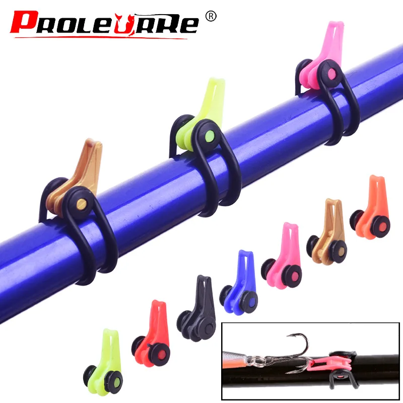 10set/rybársky hák Plast pre bezpečné držiak na brankár Lure Jig Hooks Accessories Bezpečné udržiavanie rybárskeho prútového nástroja Baitcasting Pesca