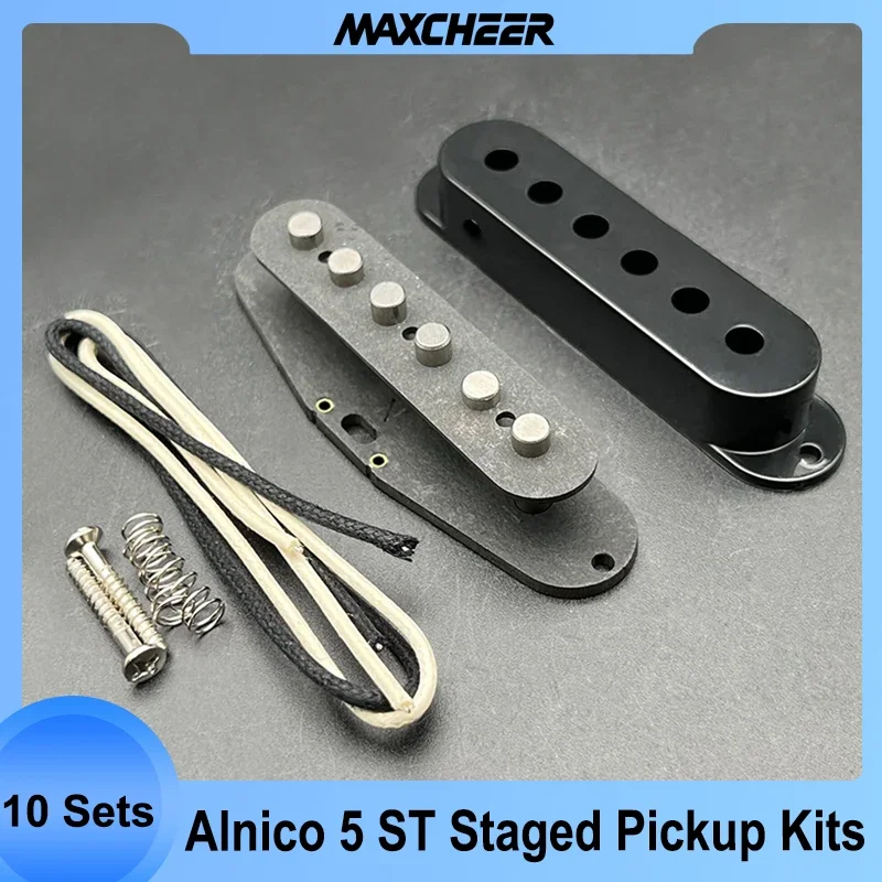10sety [súpravy pre domácich majstrov] Alnico 5 St Standed Pickup Kits- Bybin/Alnico V.