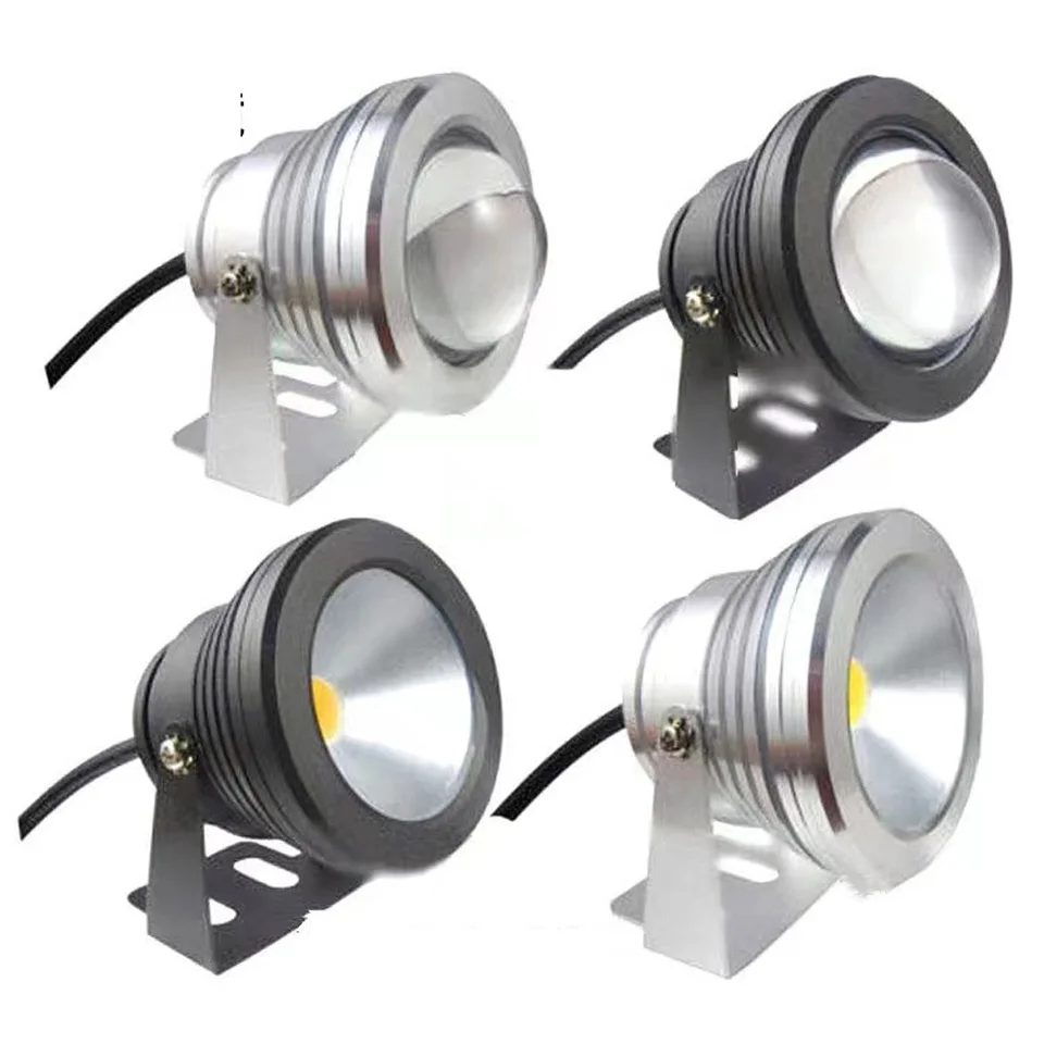 10W RGB LED povodňové svetlo pod vodou fontánový bazén akvárium Aquarium nepremokavý IP67 Spotlight Bulb Outdoor Garden 12V 110V 220V