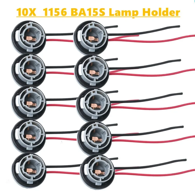 10x 1156 382 Žiarovka objímka BA15S LAMP DOLDER P21W Adaptér Základný konektor CONFORT SVETLO ZÁKLADNÉ AUTOMÁRNE LED LIGH LIVE SVETLO SÚ