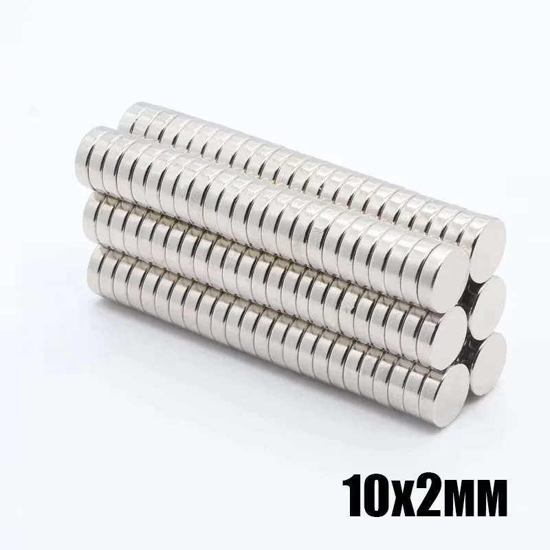10x1 10x2 10x3 mm okrúhle silné magnet chladničku Objemový plech Neodymium Disc Magnet 10x2mm Permanentné NDFEB Strong magnety 10*2 mm