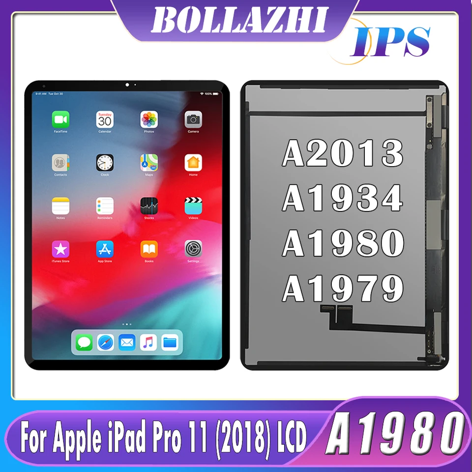 11,0 palca LCD pre Apple iPad Pro 11 (2018) A2103 A1934 A1980 A1979 LCD Touch Screen Display Display Digitalizácia zostavy