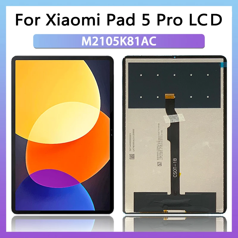 11,0 palca pre Xiaomi Pad 5 LCD 21051182G, 21051182C Displej matica s digitalizátorom dotykovej obrazovky pre MI PAD 5 PRO M2105K81AC