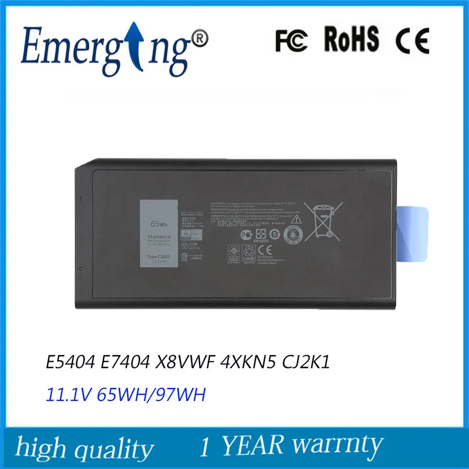 11.1 V Nová pôvodná batéria notebooku pre Dell Latitude 14 E5404 5404 E7404 7404 P45G 4XKN5 X8VWF