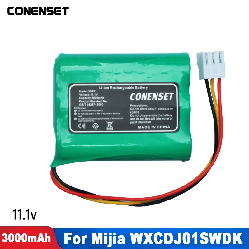 11.1V batéria pre Xiaomi Mijia Wxcdj01Swdk Elektrické mopingové ručné ručné ručné bezdrôtové stierače podlahové podlahové podlahové podlahové podlahové okenné podlahové okenné podlahové podlahové okenné podlahové podlahové podlahové podlahové podlahové podlahové podlahové podlahy