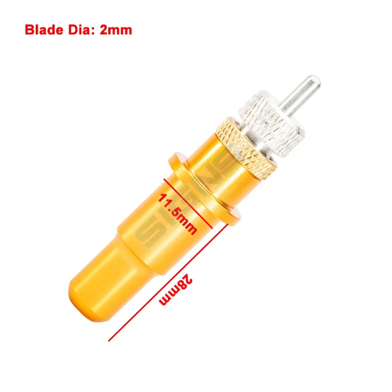 11,5 mm roland vinyl Plotter Blade držiak pre držiak nástrojov na tlačidlo Roland Cutting Plotter Držiak Zlatá farba