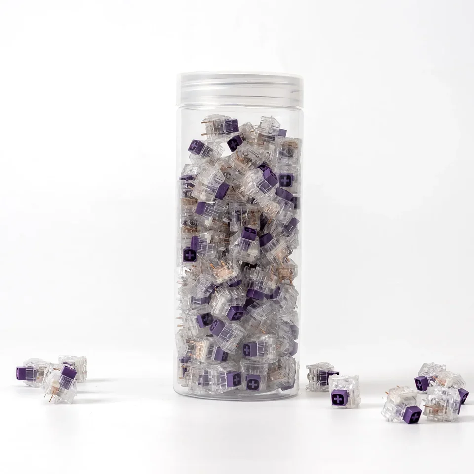 110 ks Kailh Crystal Royal Box Hmatfet Prepínač pre mechanické klávesnice