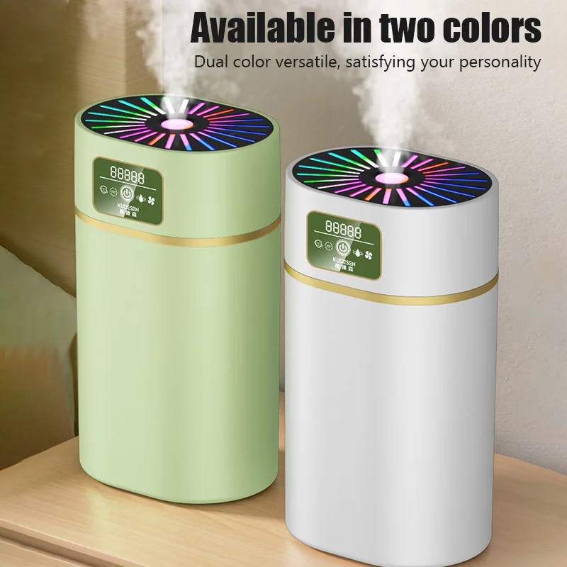1100 ml USB Air Houdifier Domov Mute Spálňa Desktop Aroma Difuser veľkú kapacitu farebné nočné svetlo ultrazvukový zvlhčovač