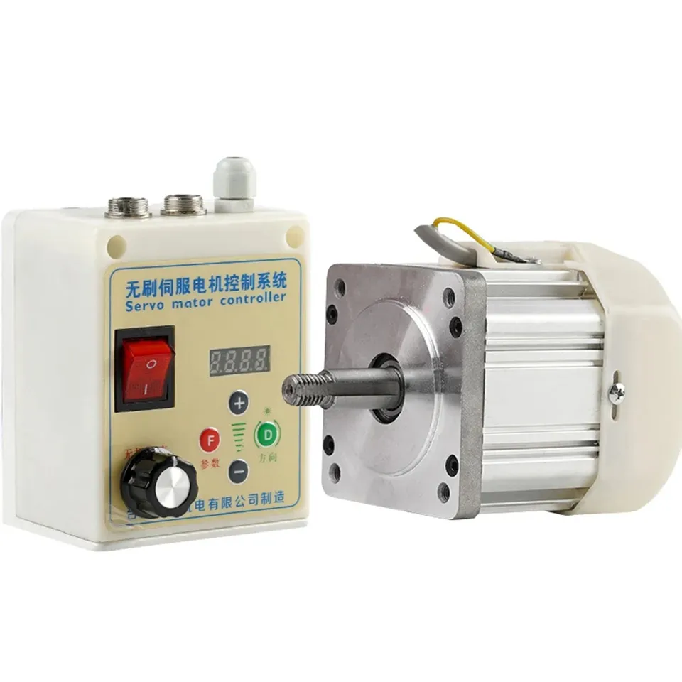 110V 220V DC Motor pre pieskový opasok Priemyselný šijací stroj Mute Brushless Sermo Motor Speed ​​Controller 550W 750W 2200W
