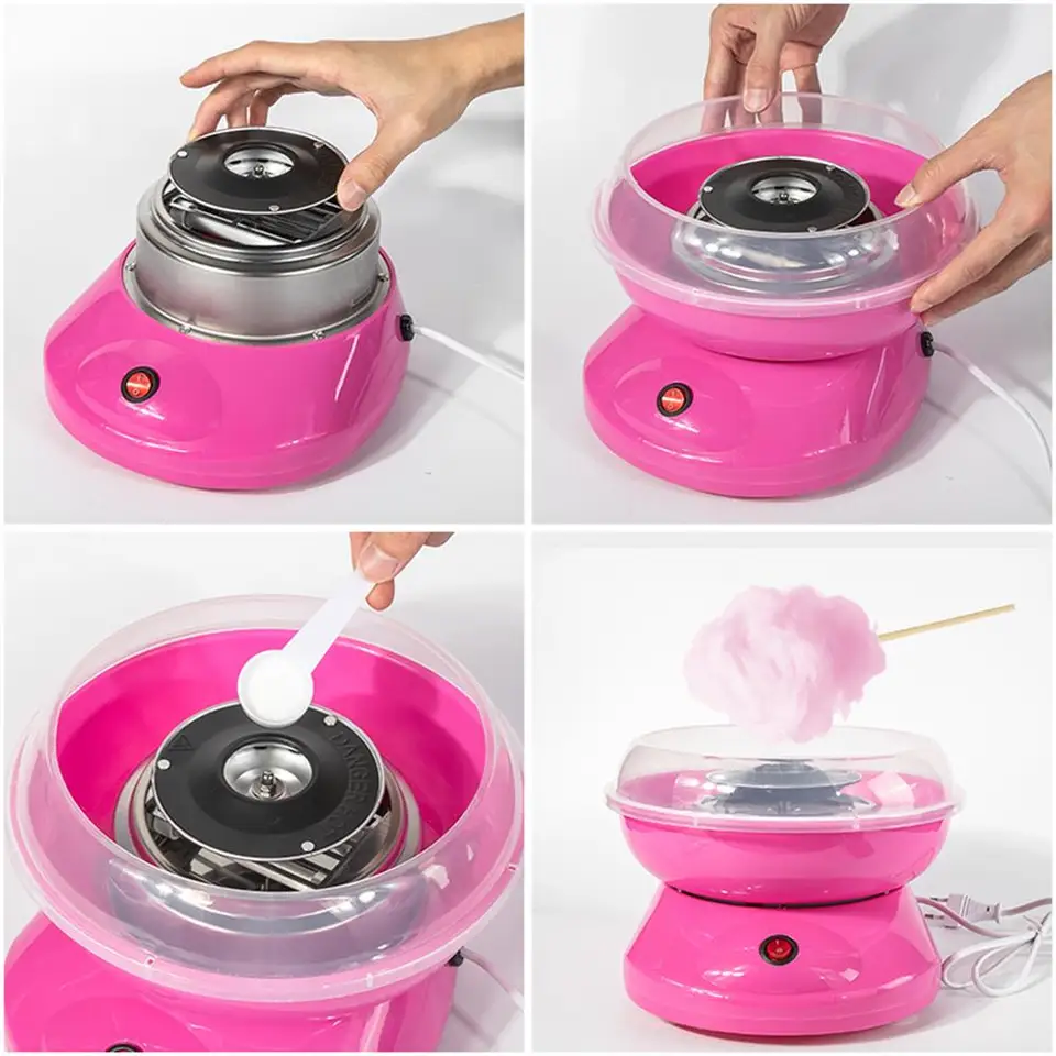110V/220V DETSKÉ CASTNY CANDY MAKER STROJ DOMÁCNE MINI ELEKTRICKÁ CATNÁ CANDY MAKER DIEŤA DIY DIY