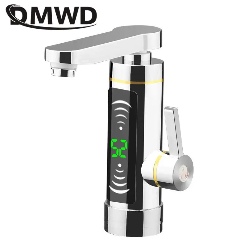 110V 220V Digitálny displej bez nádrže Elektrická horúca voda 3000 W 3 s okamžitým vykurovaním Faucet kohúta z kohútika Elektroplata