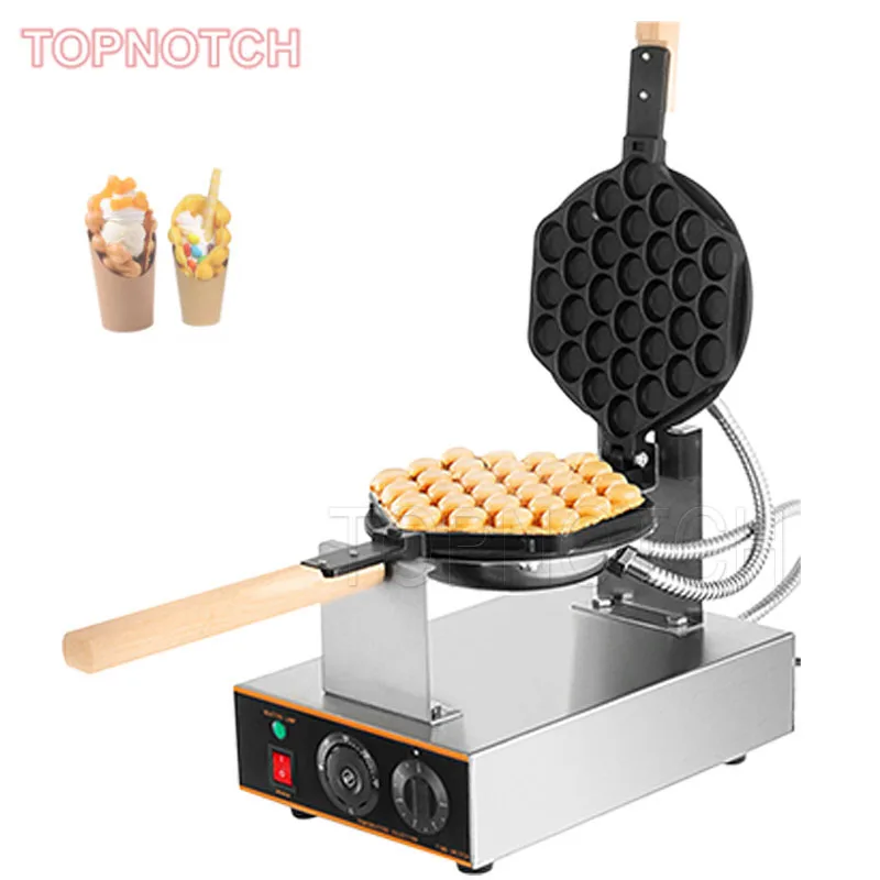 110V 220V Elektrické vaječné bublinky Waffle Maker Čínsky Hongkong Eggettes Puff Cake Iron Non Stick Pan Muffin na pečenie stroj