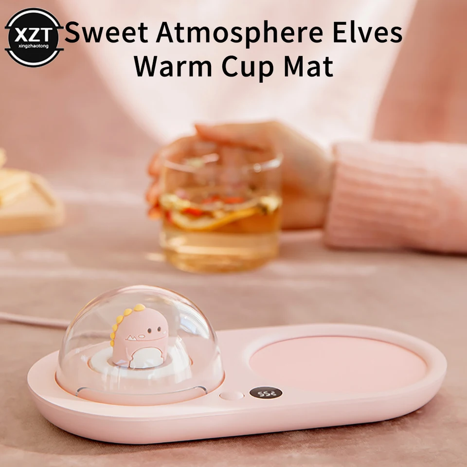 110V-220V Smart Coffee Hrg Ohrievač pre mliečny čaj Voda Cocoa Warmper Ohrievanej 20 W Watter Warmper 3 Gear Coffee Mug Vykurovacia dráha zima