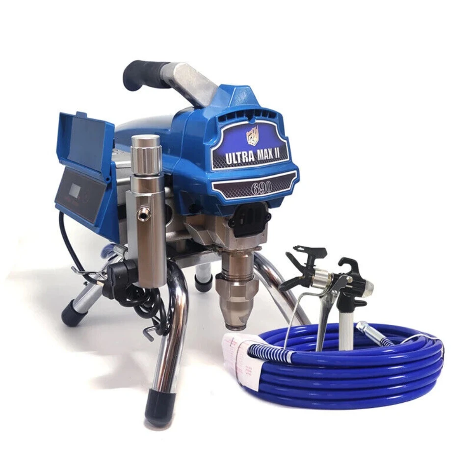 110V 3200psi 3L/min 690 HVLP Elektrický vzduchový striekajúci stroj na farbu pre dekoráciu domu